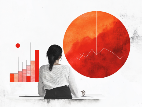 umnexx_minimalist_collage_depicting_woman_workiong_on_A_landing_73fe5e1e-b023-44ce-a0ff-34feb5145648