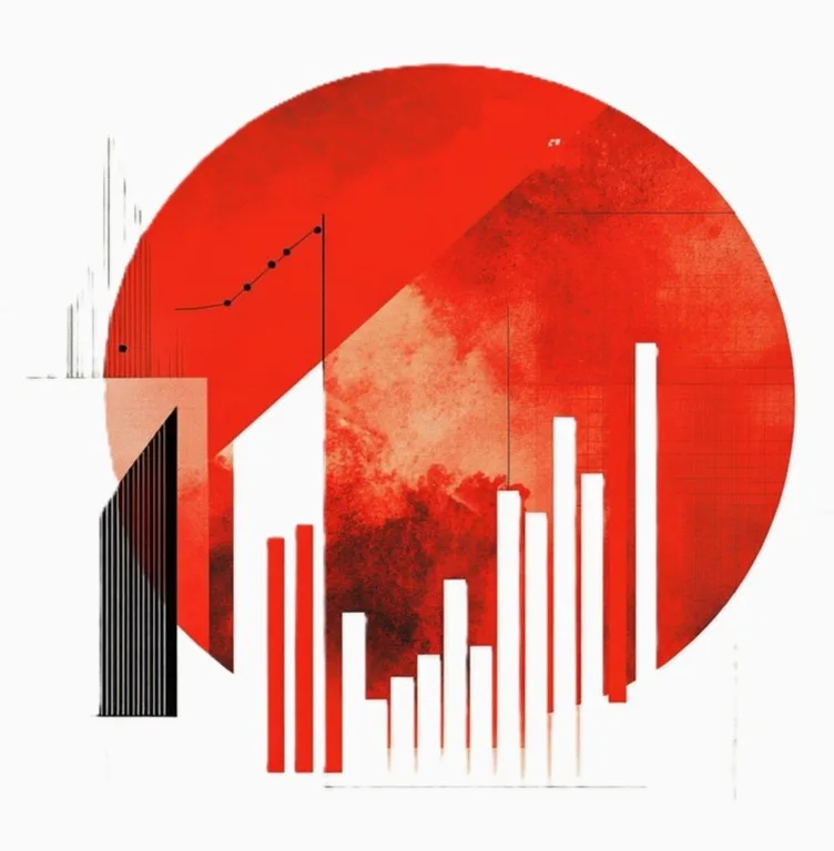 umnexx_minimalist_collage_depicting_a_bright_red_circle._Red_2