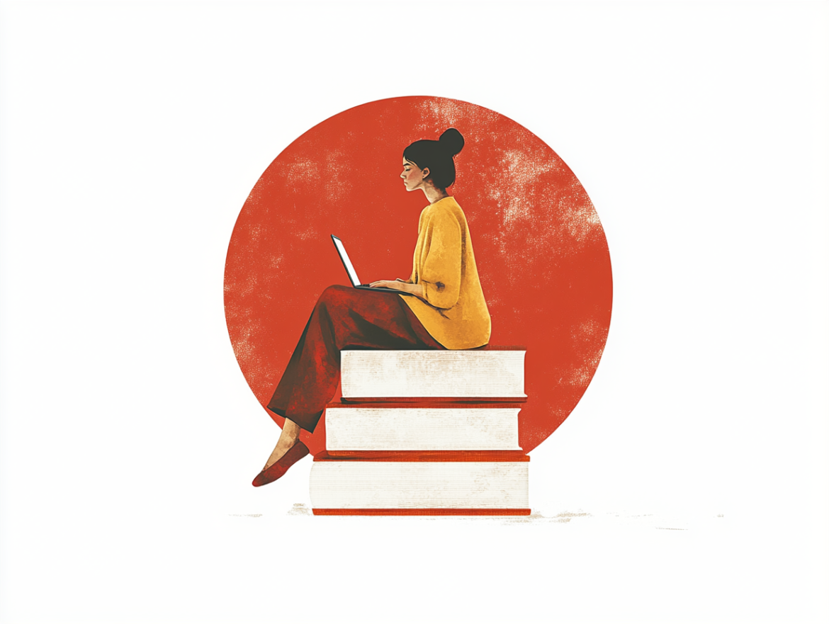 umnexx_minimalist_collage_depicting_woman_sitting_on_top_of_two_6d6b044a-36b4-43d5-aa7f-8e86aa23d4ee