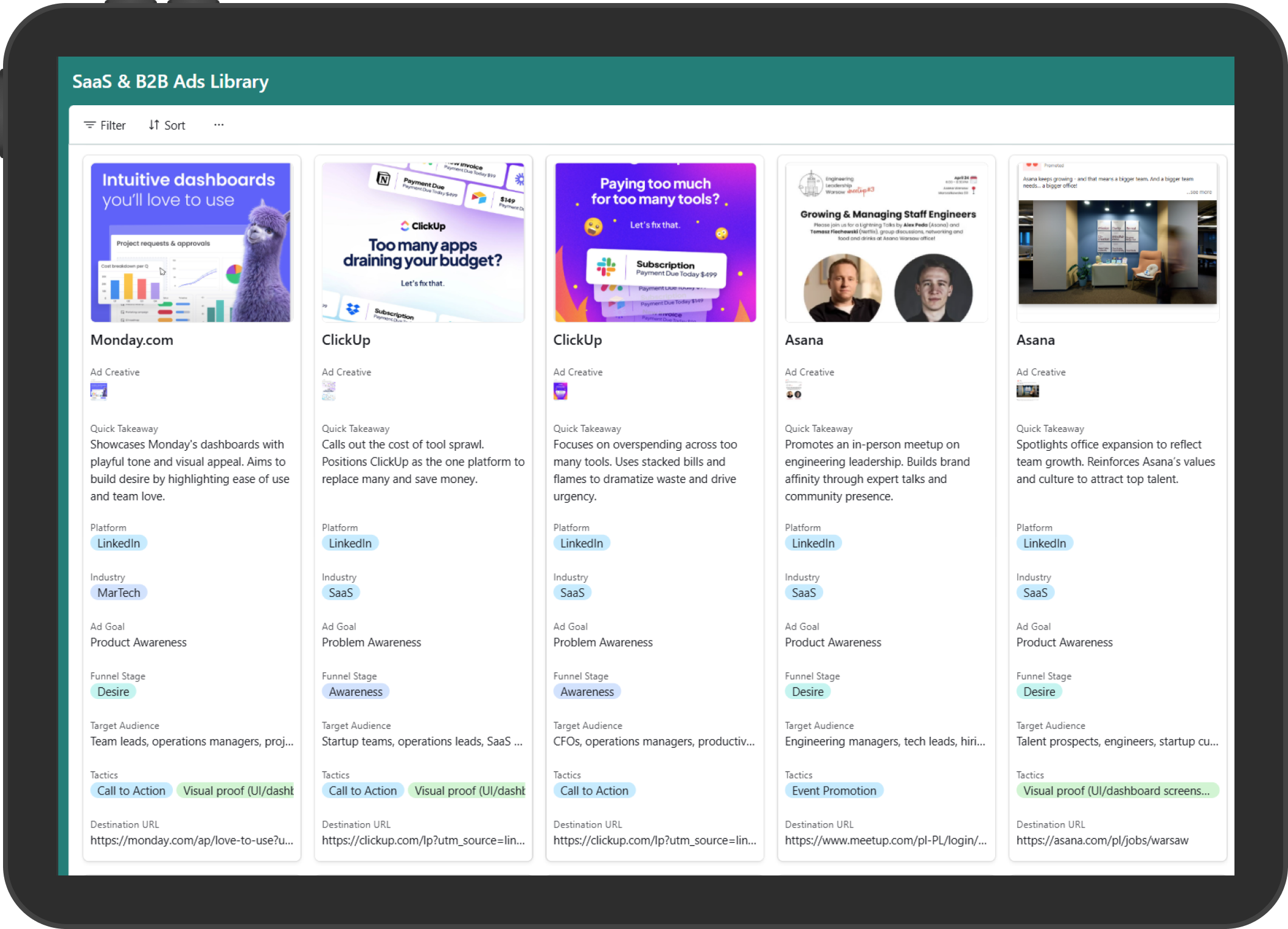 Frame 35 SaaS and B2B Ads Library