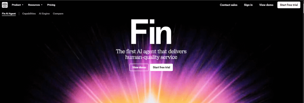 Intercom uses AI-powered bots that go beyond answering FAQs