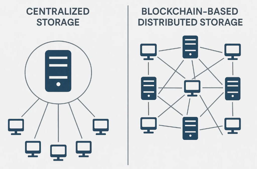 Blockchain vs Traditional Data Storage