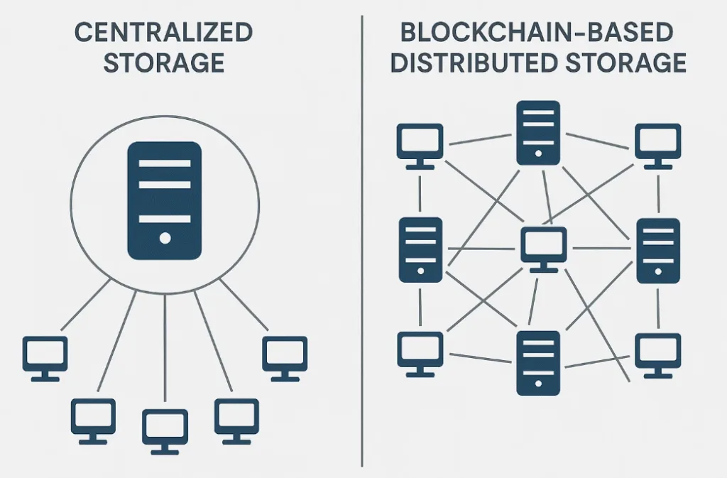 Blockchain vs Traditional Data Storage