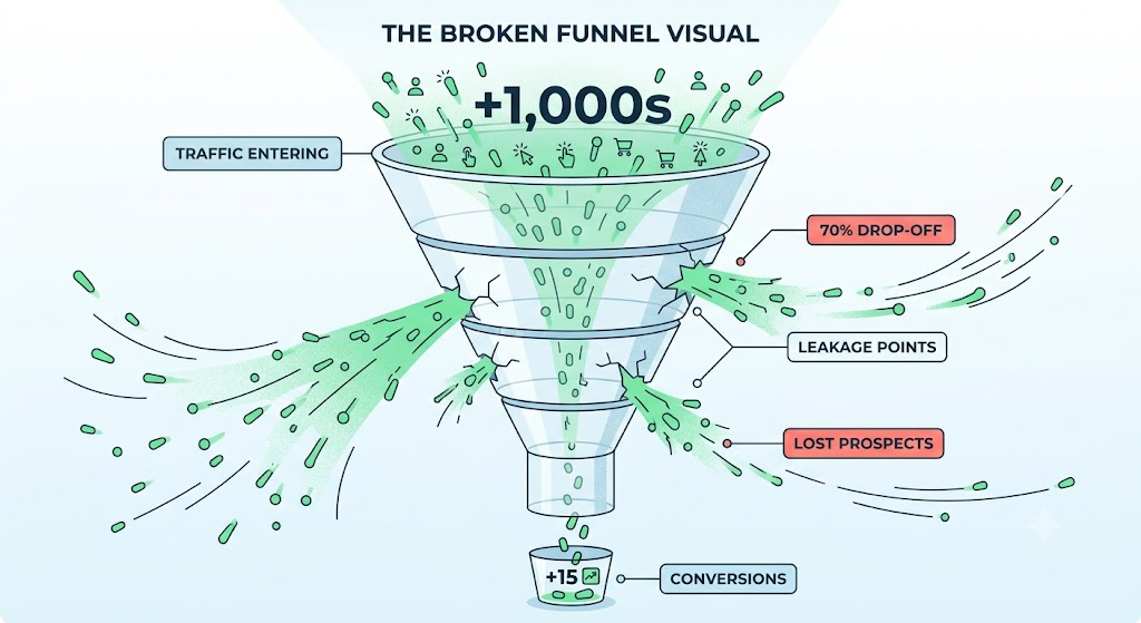 Is more traffic really the answer when the campaign is not converting?