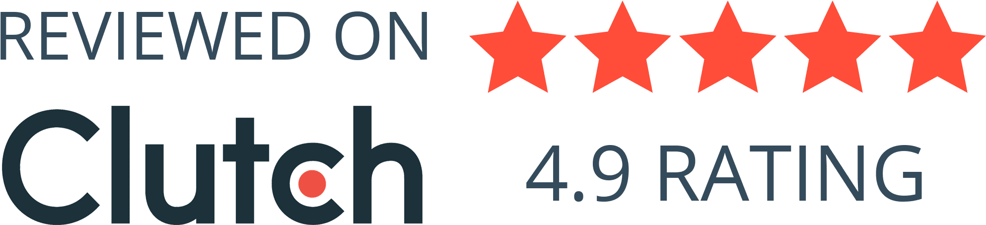 Clutch 4.9 rating